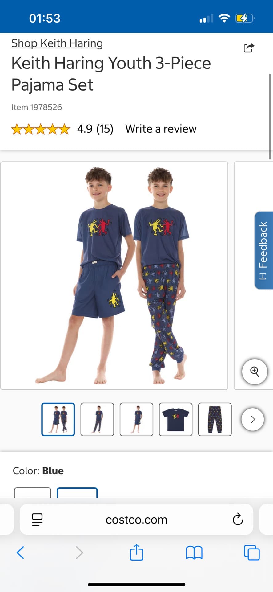 Keith Haring Youth Pajama Set