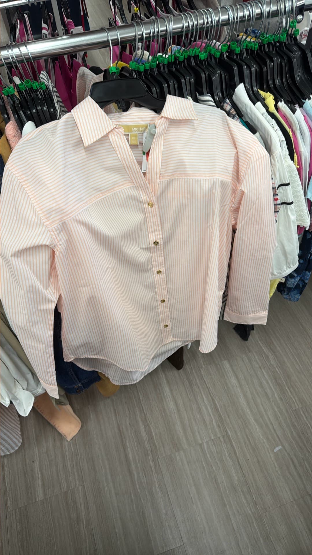 Striped Button-Up Shirt