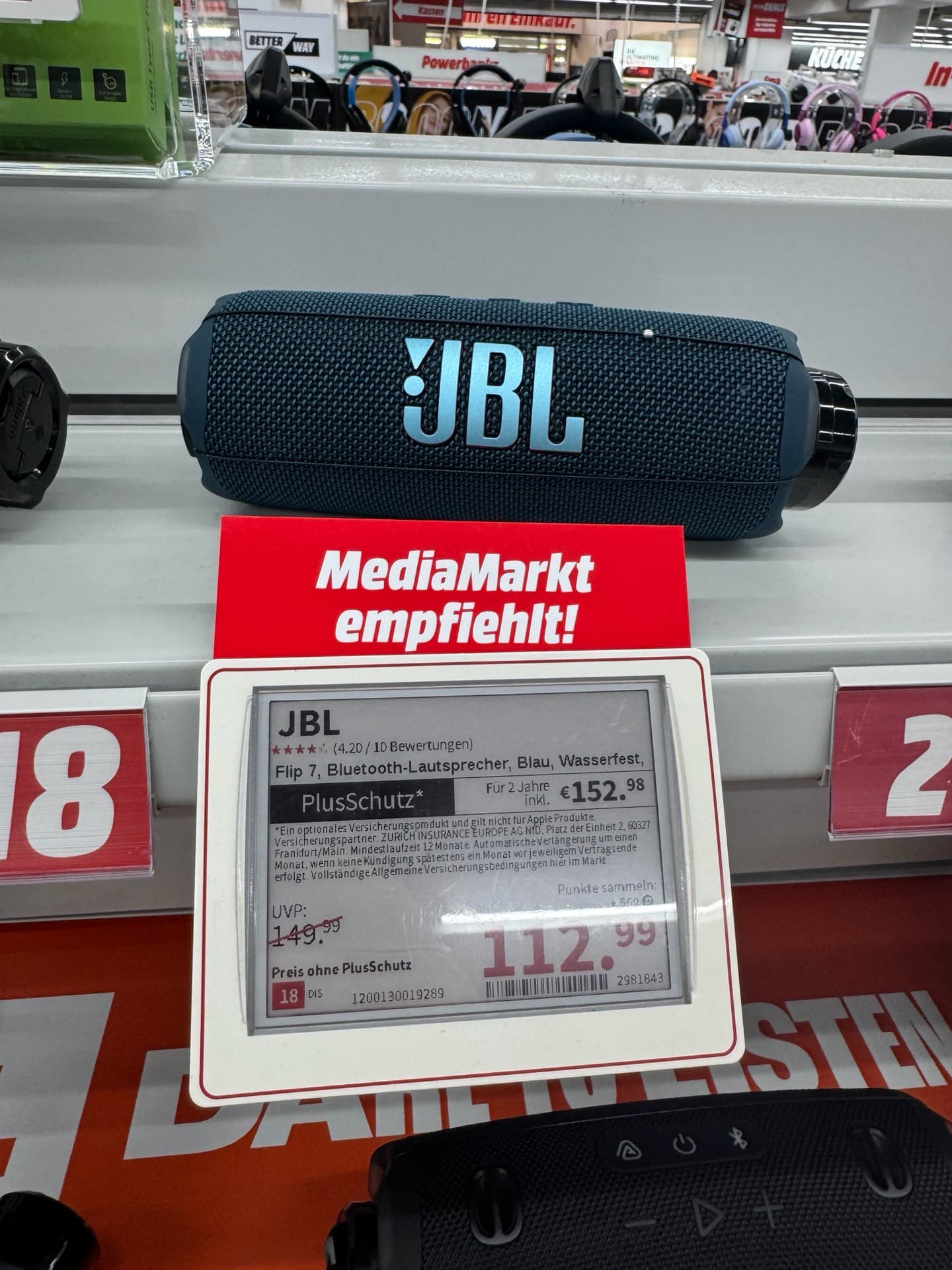 JBL Flip 7 Bluetooth Speaker