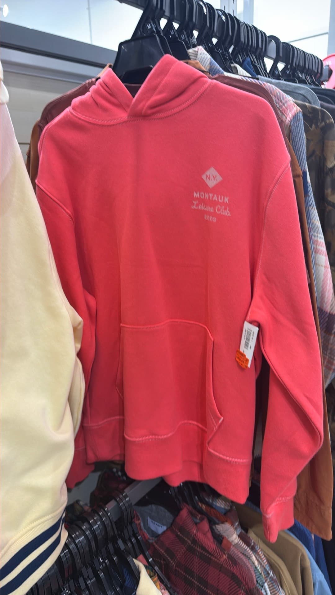 Montauk Coral Hoodie