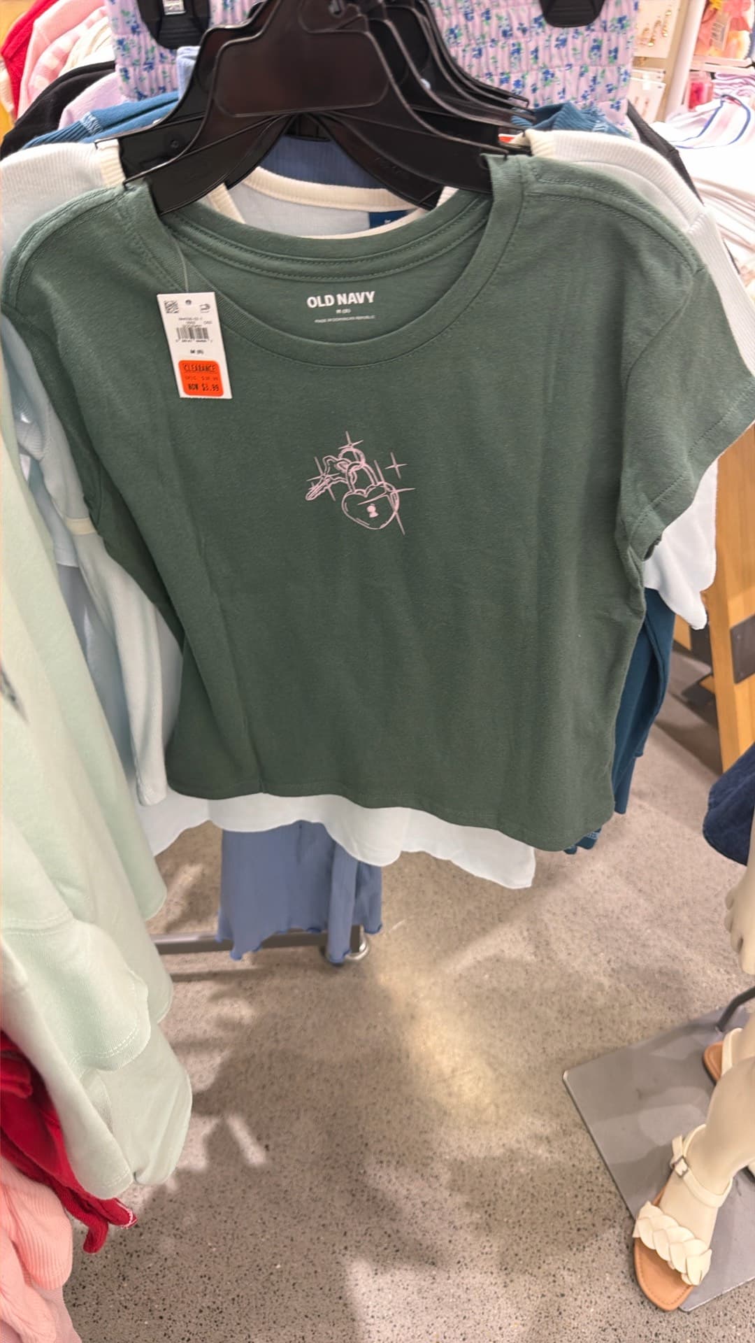 Trendy Green Graphic Tee