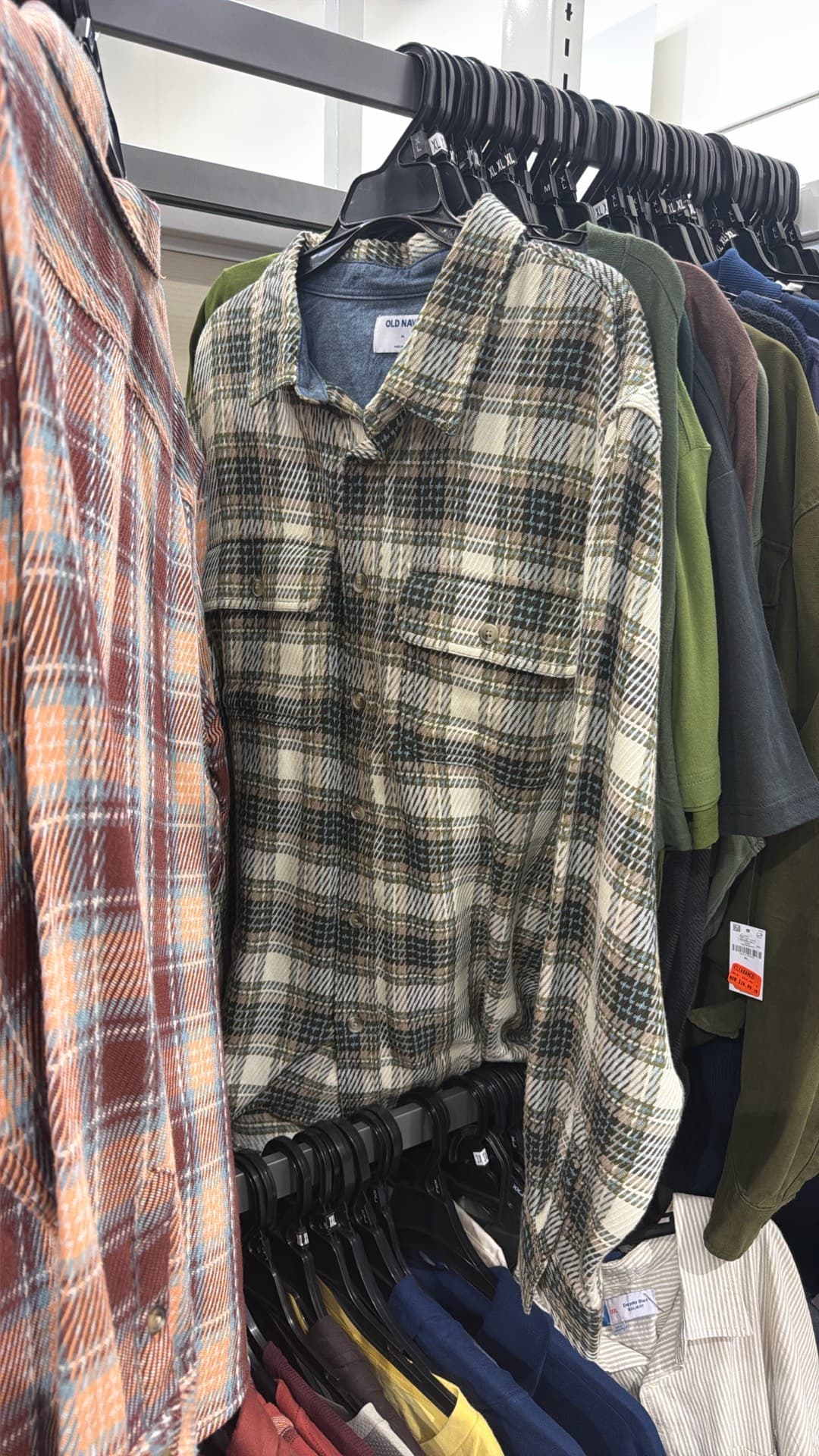 Plaid Button-Up Shirt