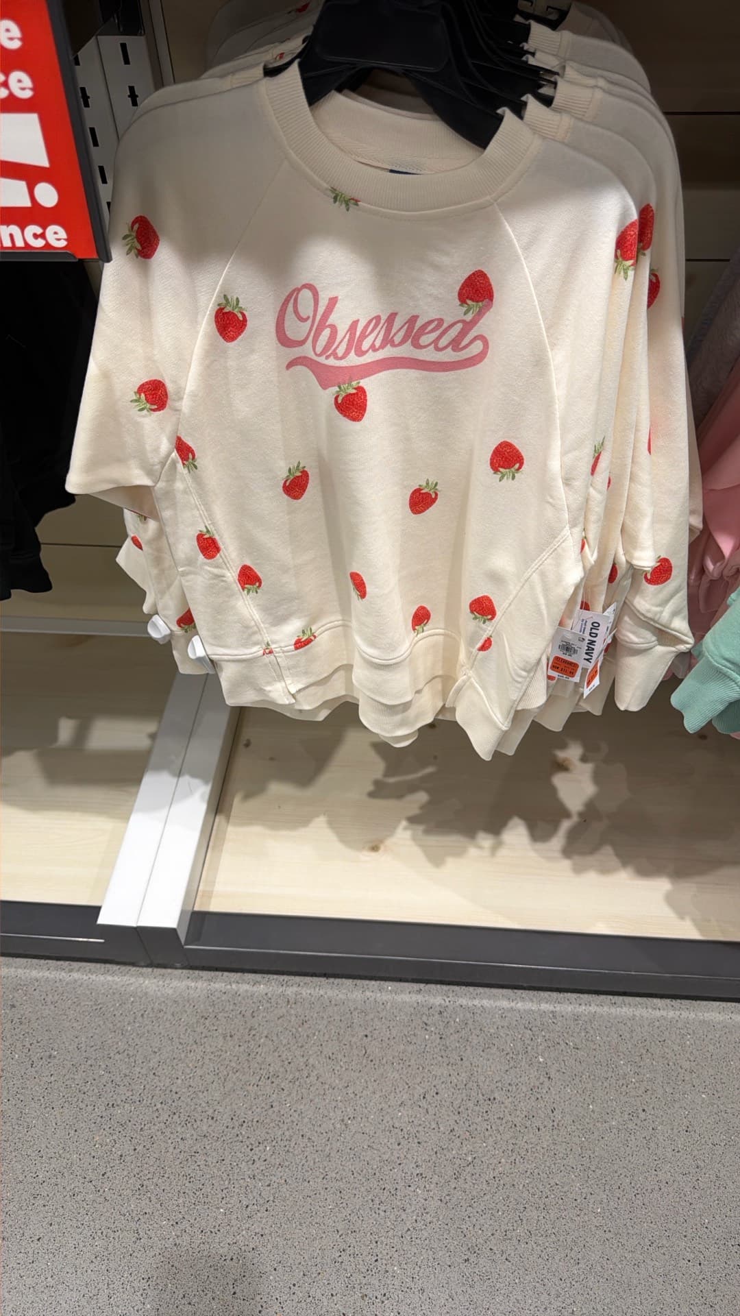Strawberry Sweatshirt