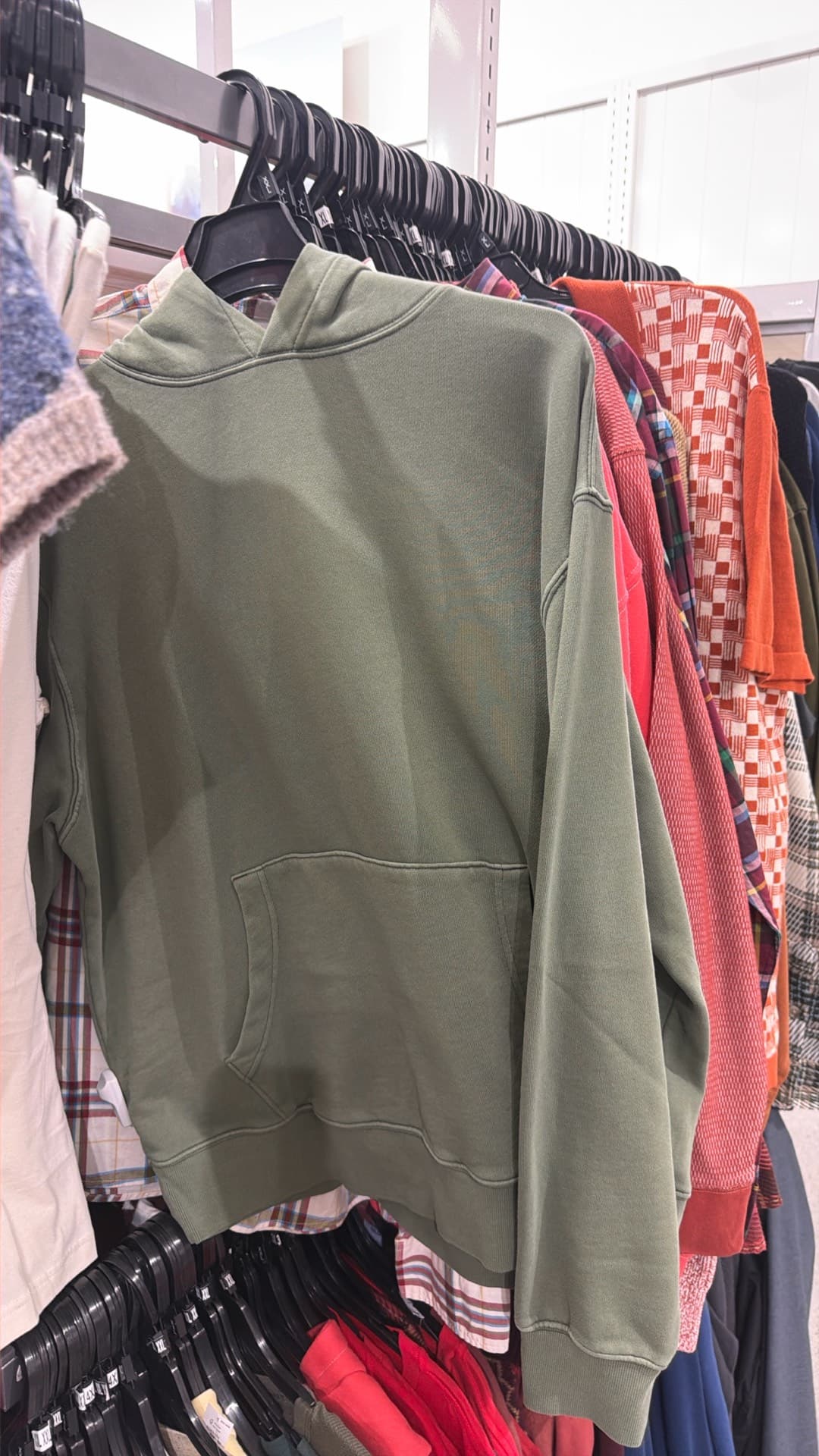 Trendy Olive Green Hoodie