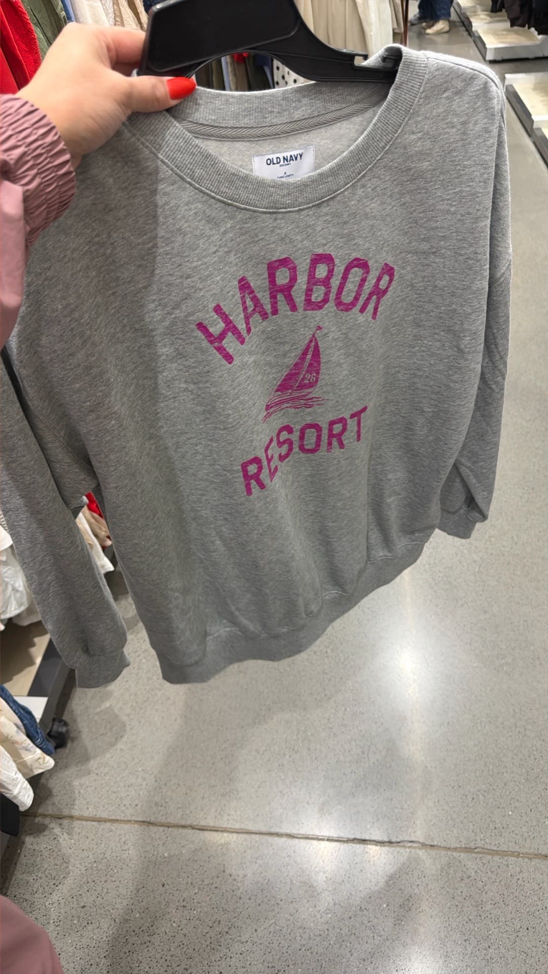 Old Navy Harbor Resort Sweatshirt
