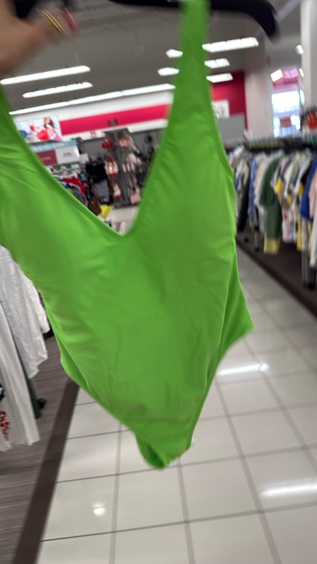 Vibrant Green Swimsuit