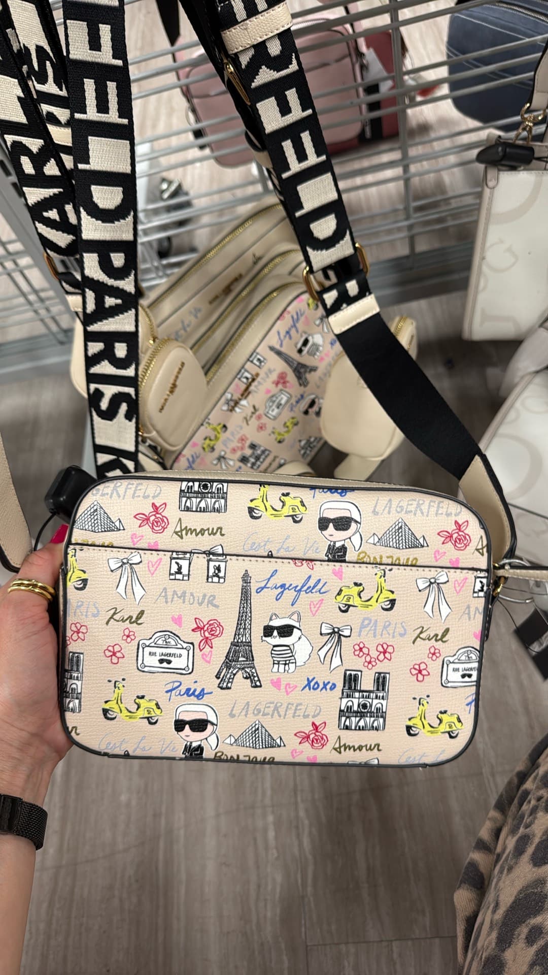 Chic Karl Lagerfeld Crossbody Bag