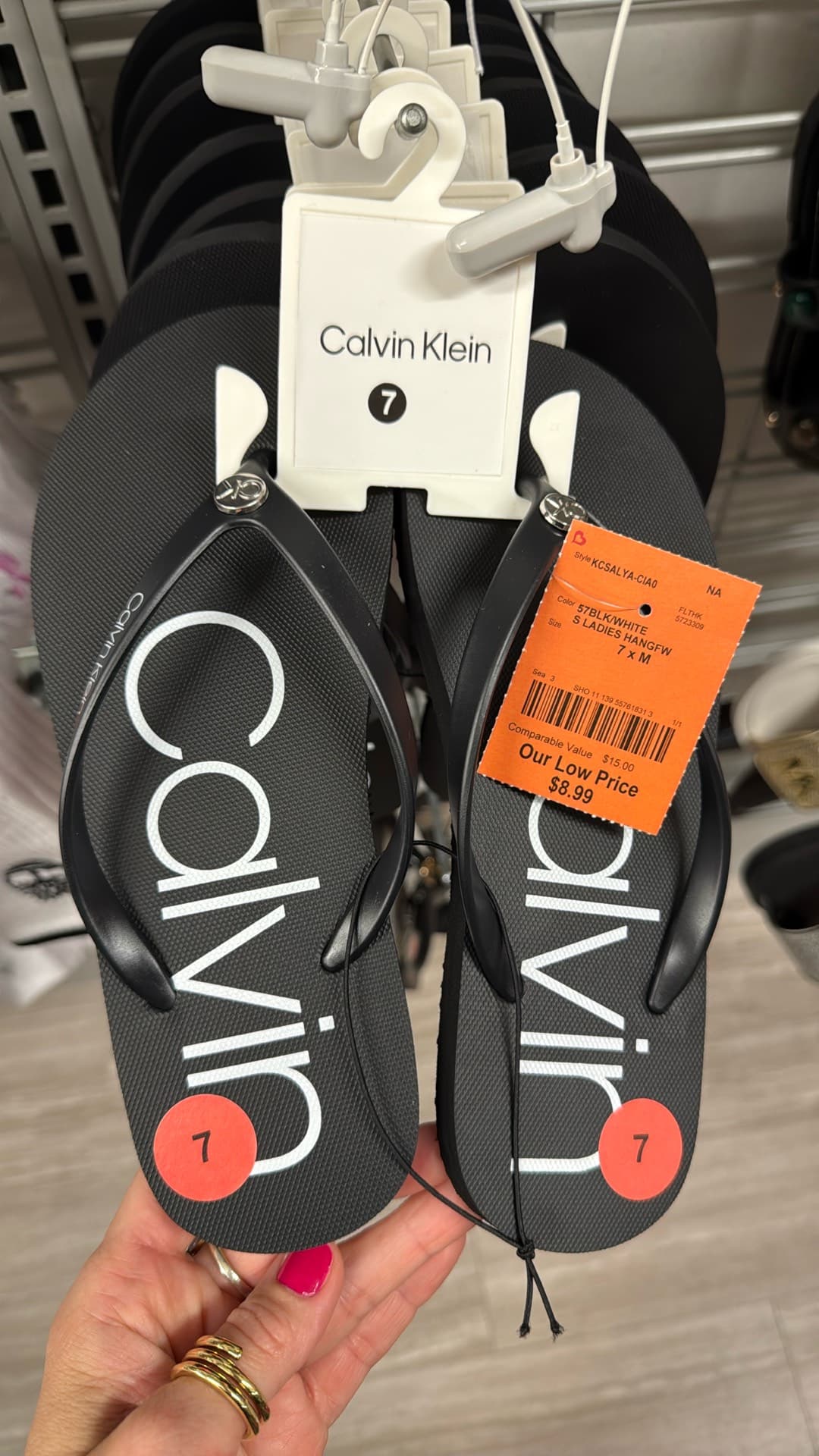 Calvin Klein Flip Flops
