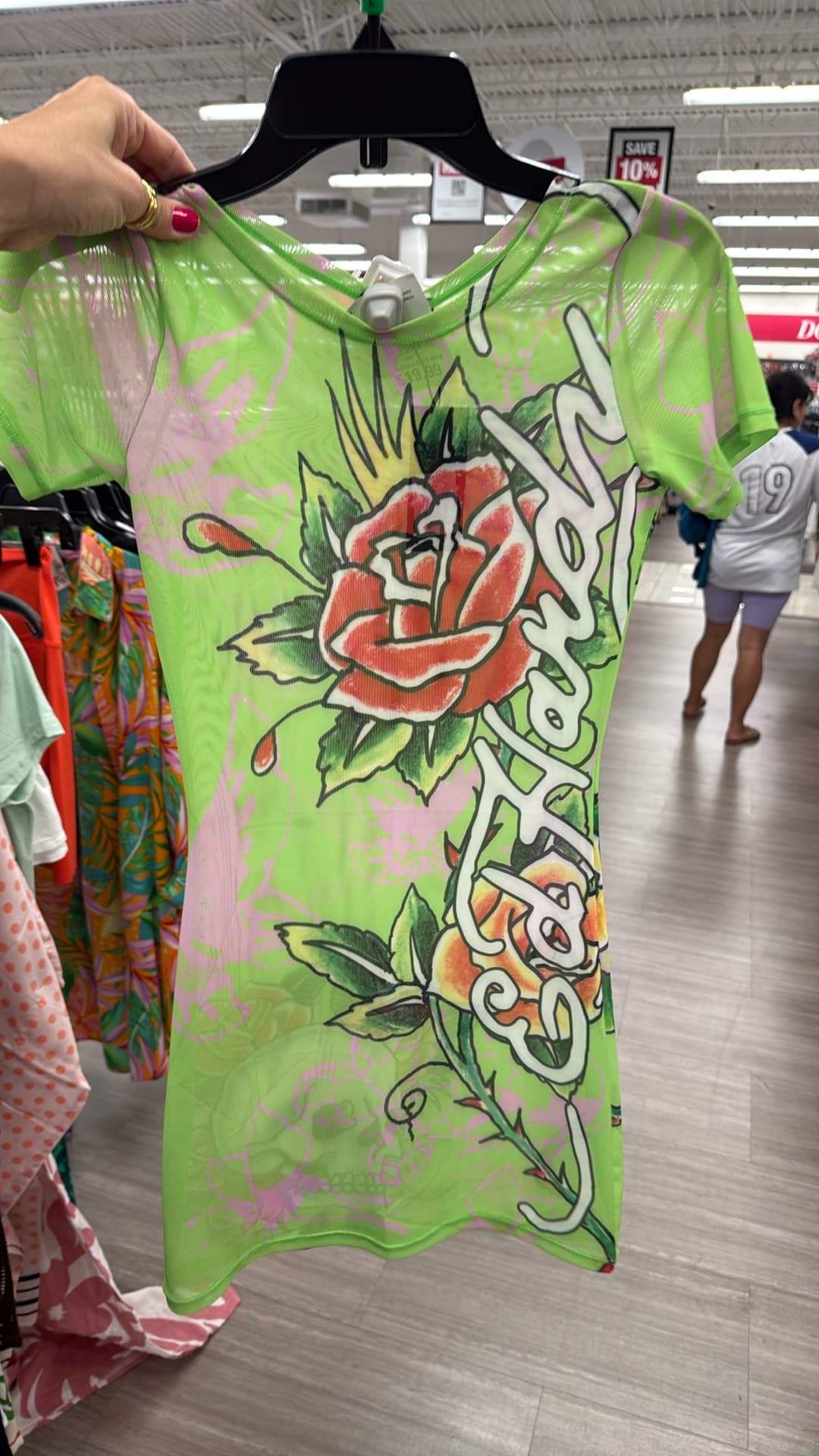 Ed Hardy Graphic Dress