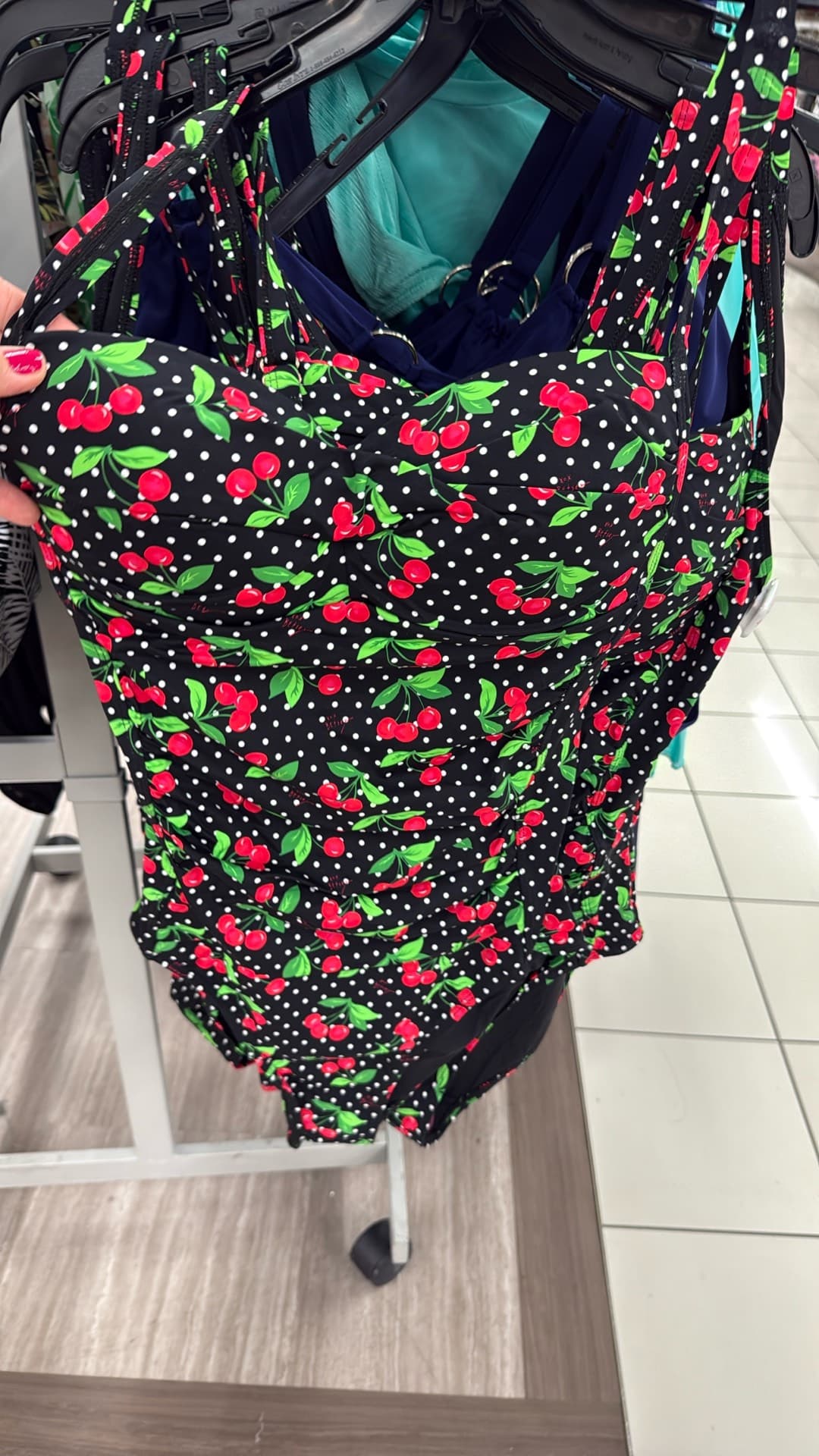 Cherry Print Swimwear