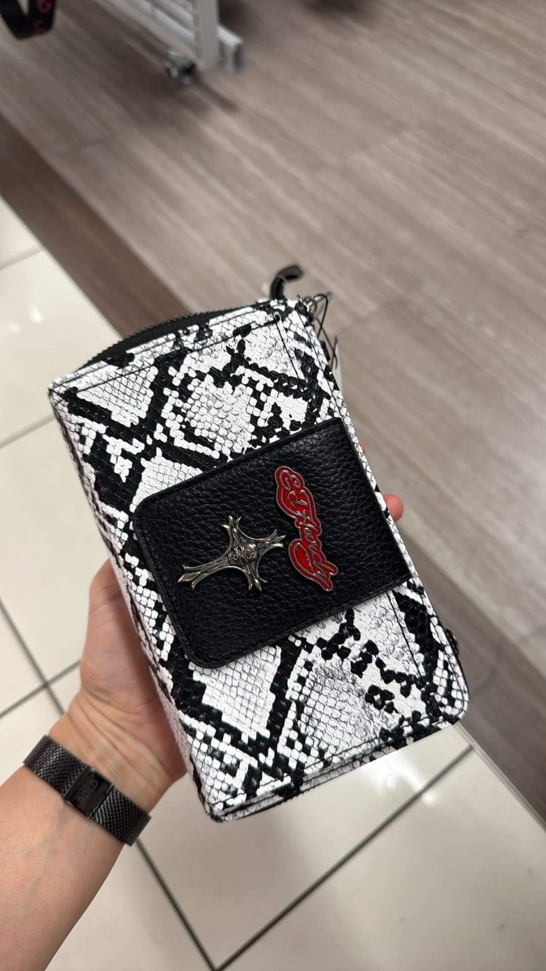 Stylish Snake Print Wallet