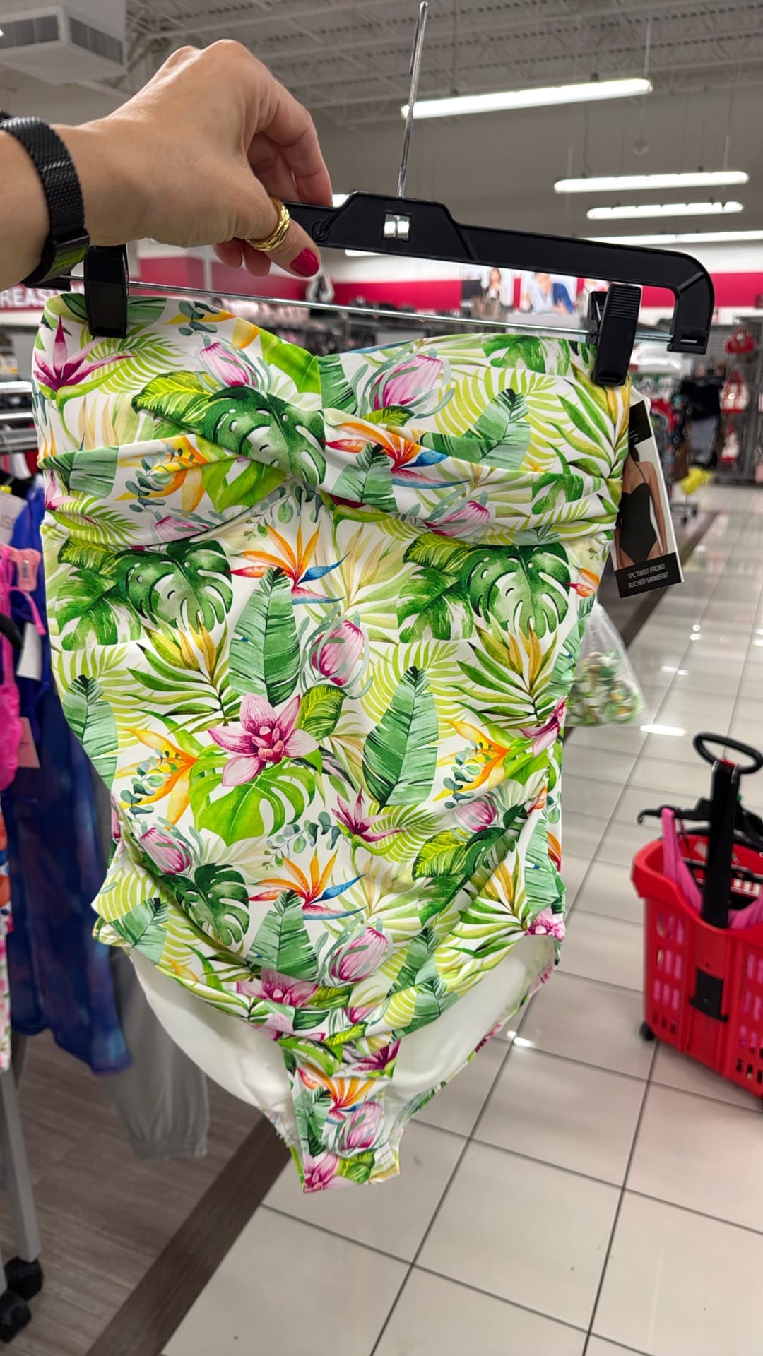 Tropical Print Swimwear
