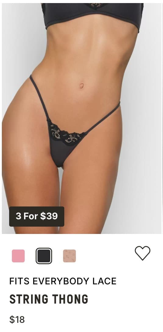 Lace String Thong