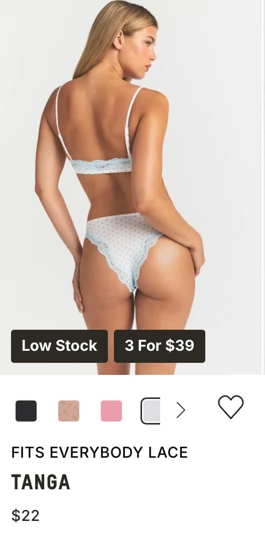 Elegant Lace Tanga