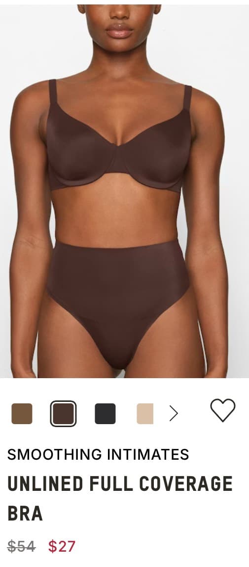 Unlined Full Coverage Bra