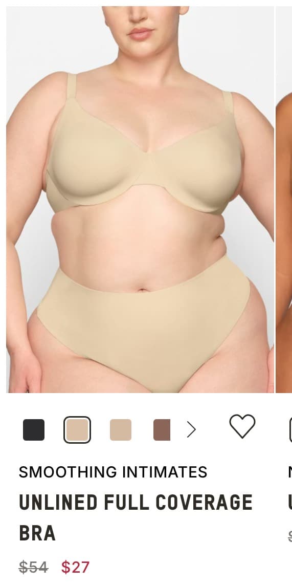 Unlined Full Coverage Bra