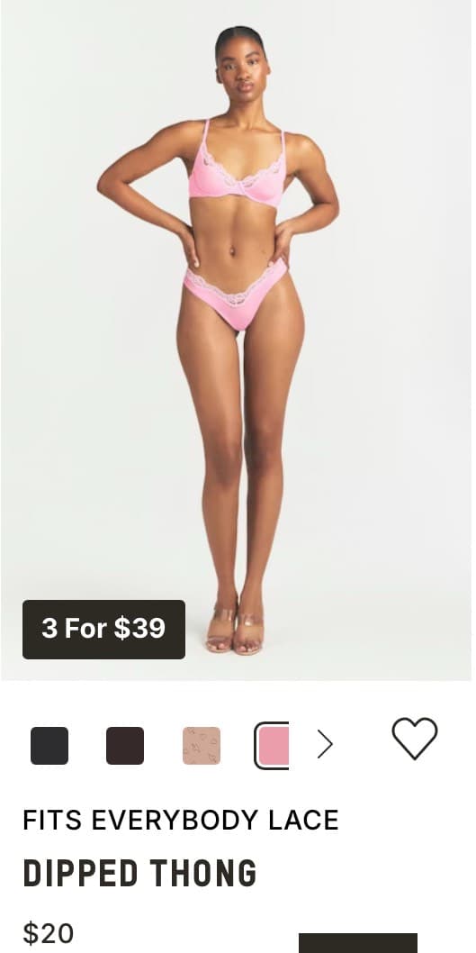 Dipped Thong