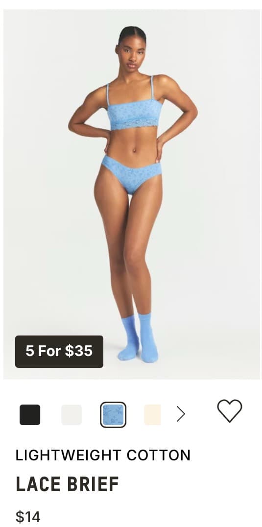 Lightweight Lace Brief