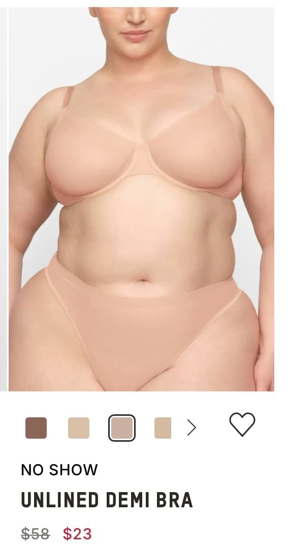 Unlined Demi Bra