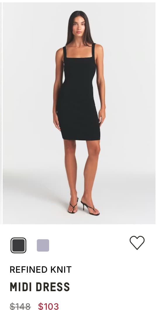 Refined Knit Midi Dress