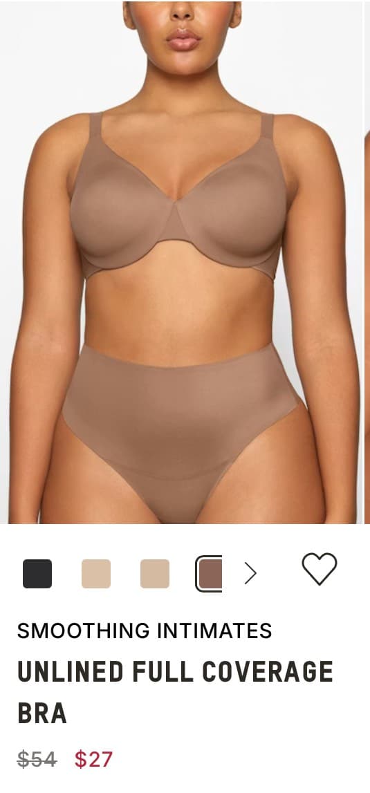 Unlined Full Coverage Bra