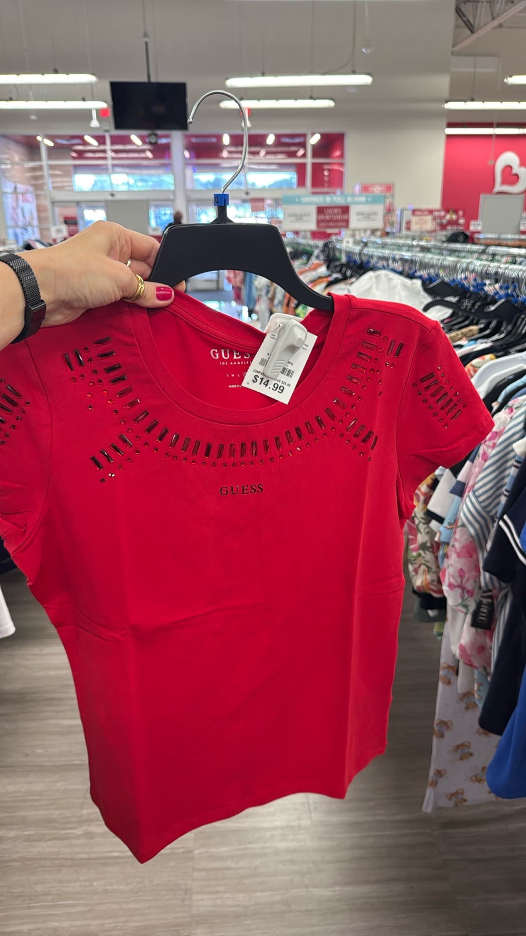 Guess Red T-Shirt