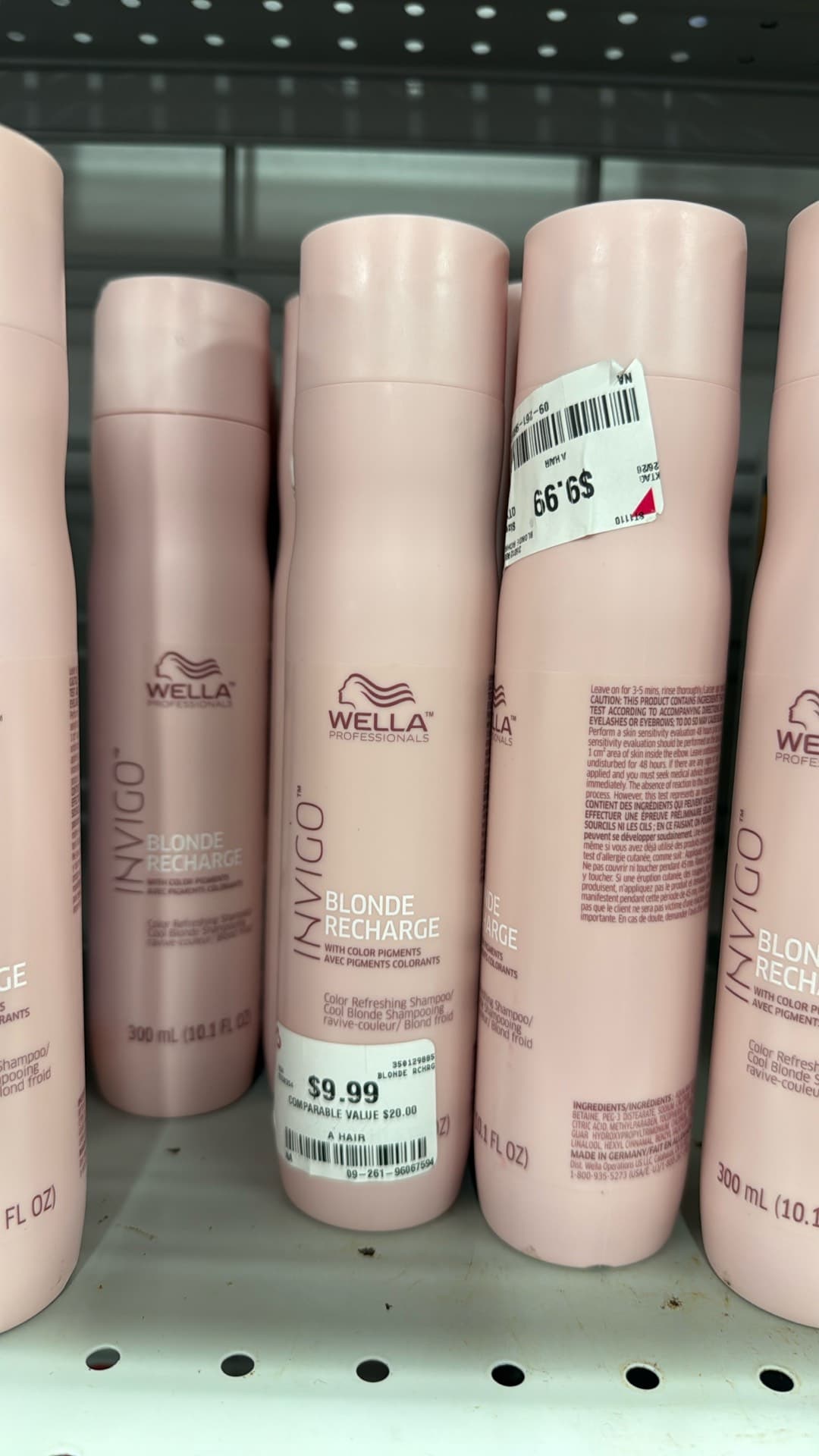 Wella Invigo Blonde Recharge Shampoo