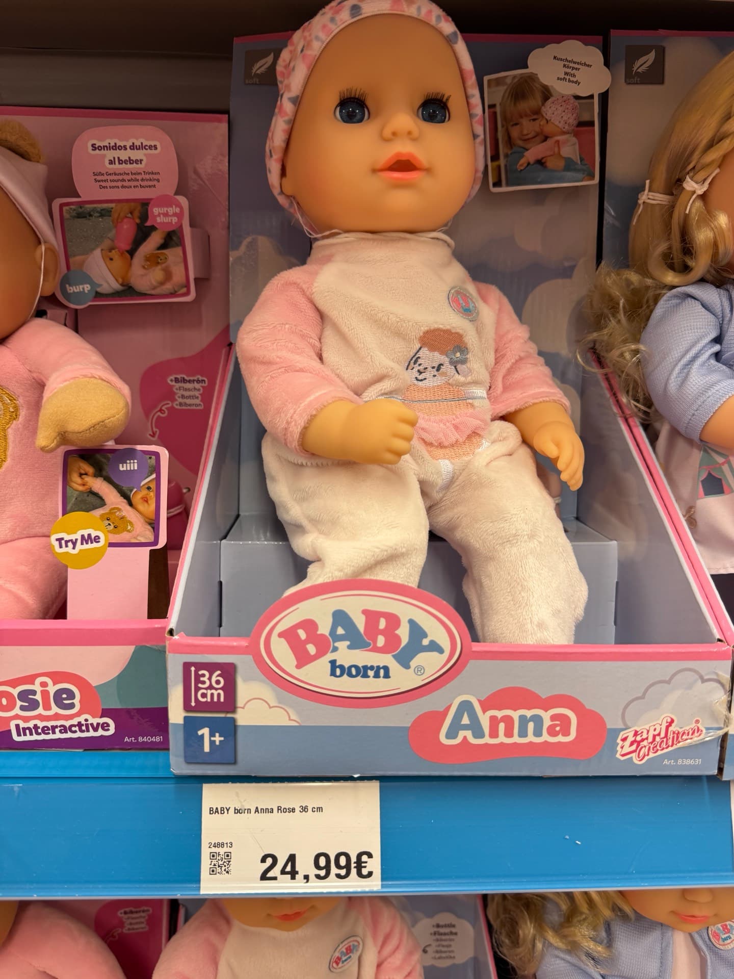 BABY born Anna Doll