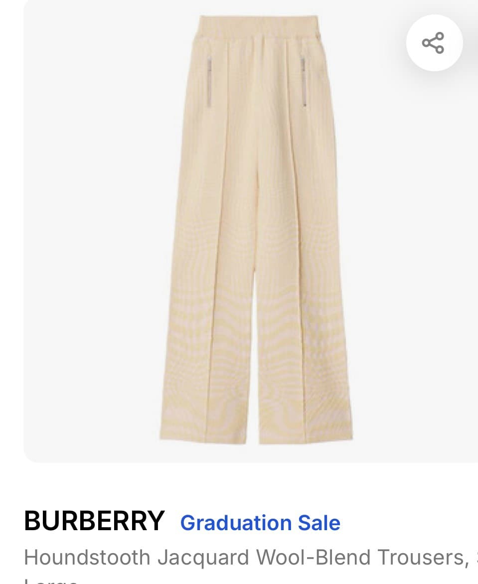 Burberry Wool-Blend Trousers
