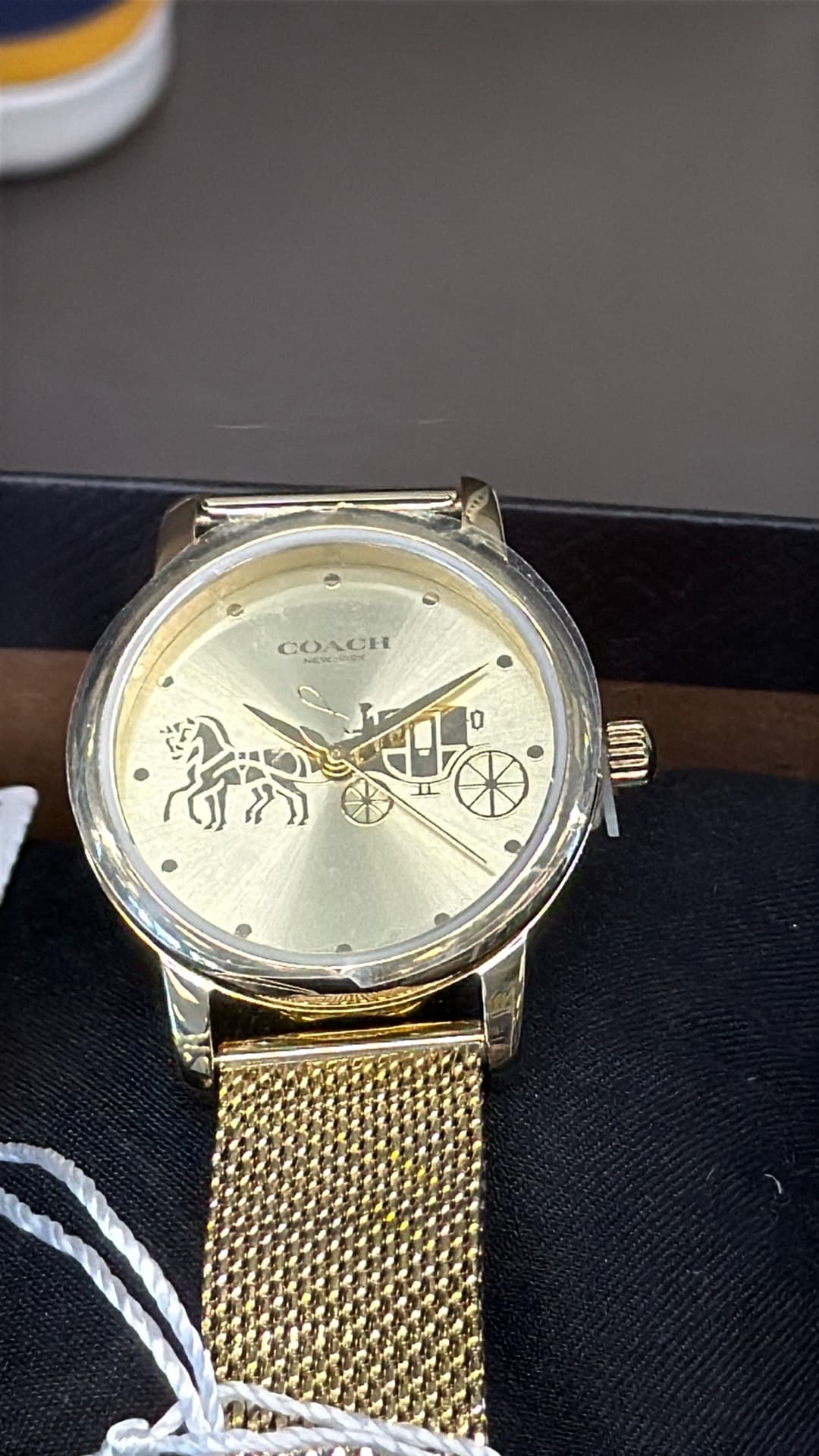 Coach Gold Watch