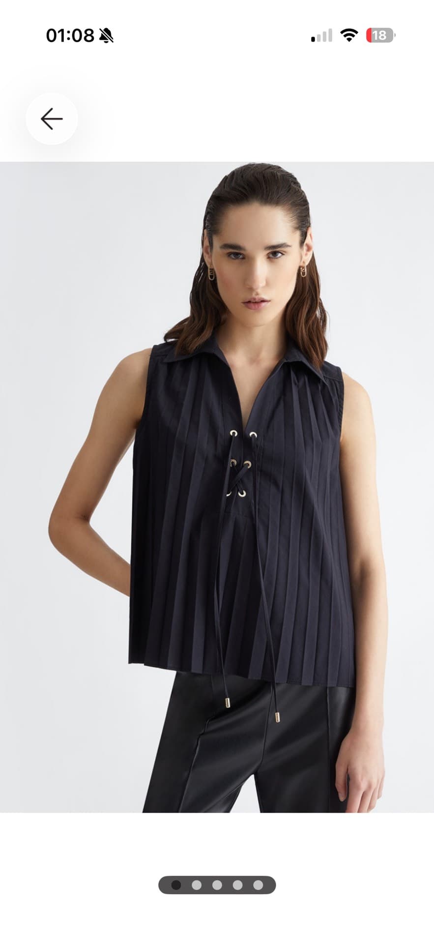 Stylish Pleated Top