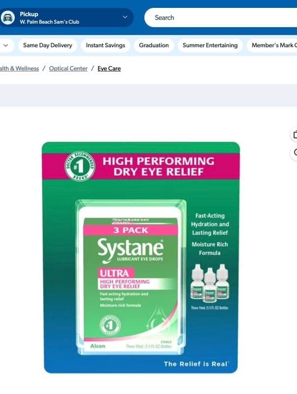 Systane Ultra Eye Drops