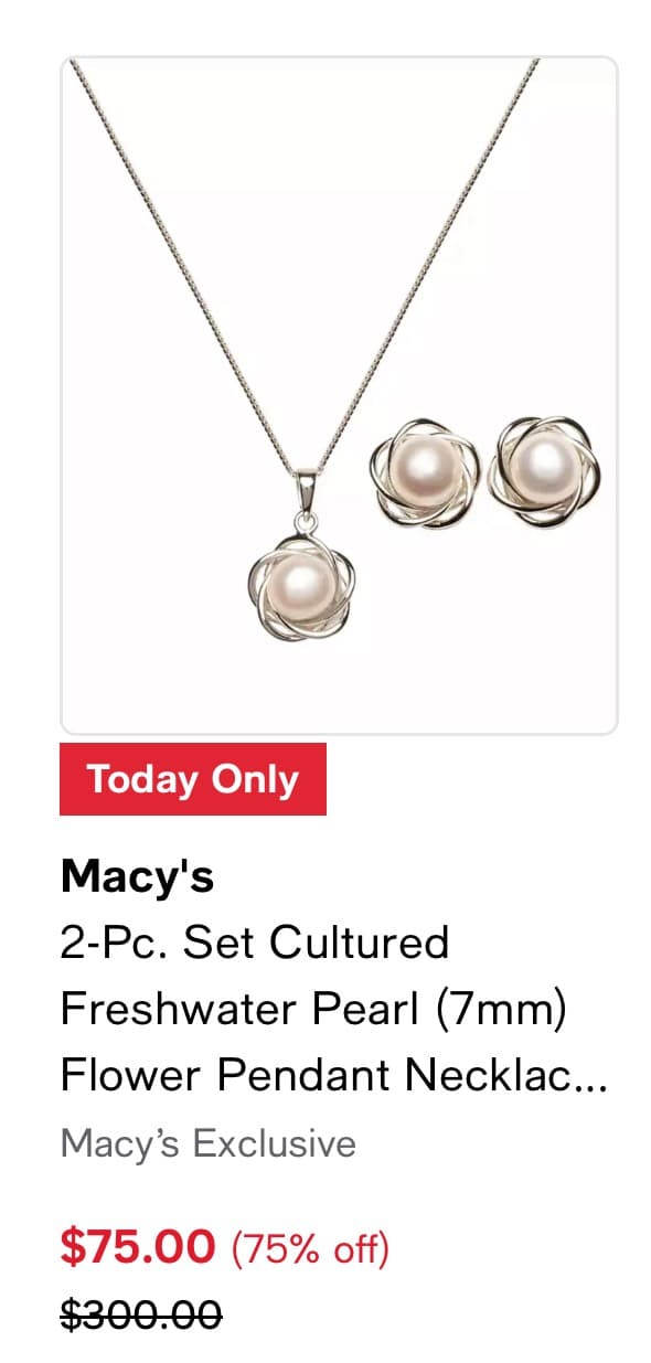 Freshwater Pearl Jewelry Set