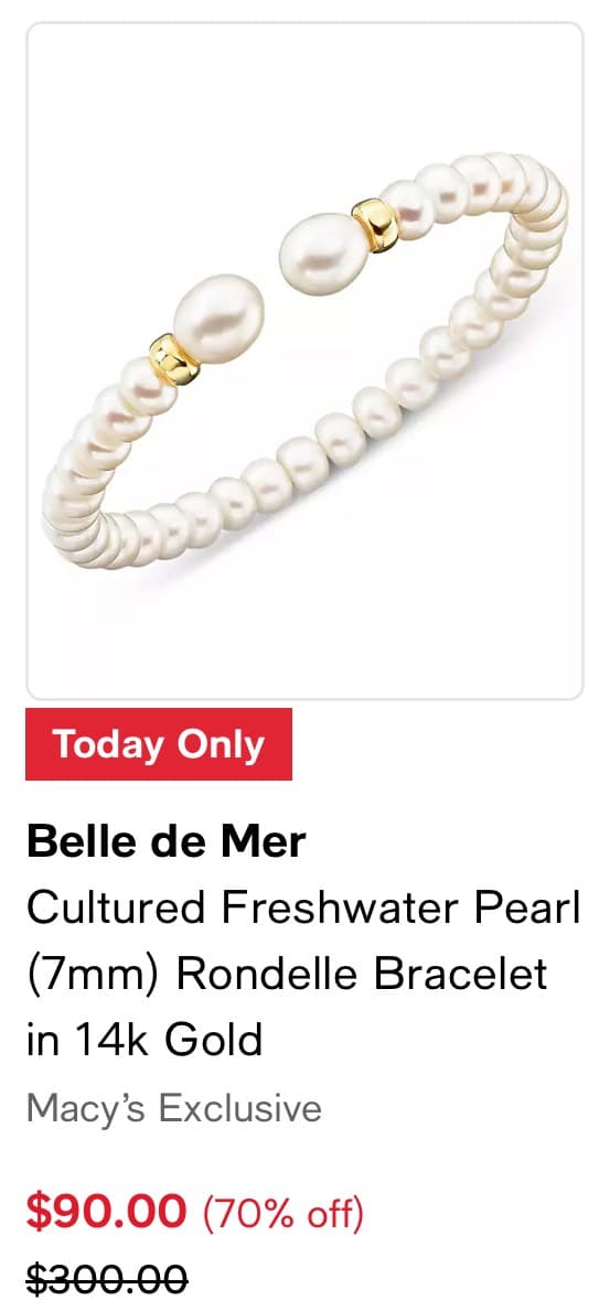 Belle de Mer Pearl Bracelet
