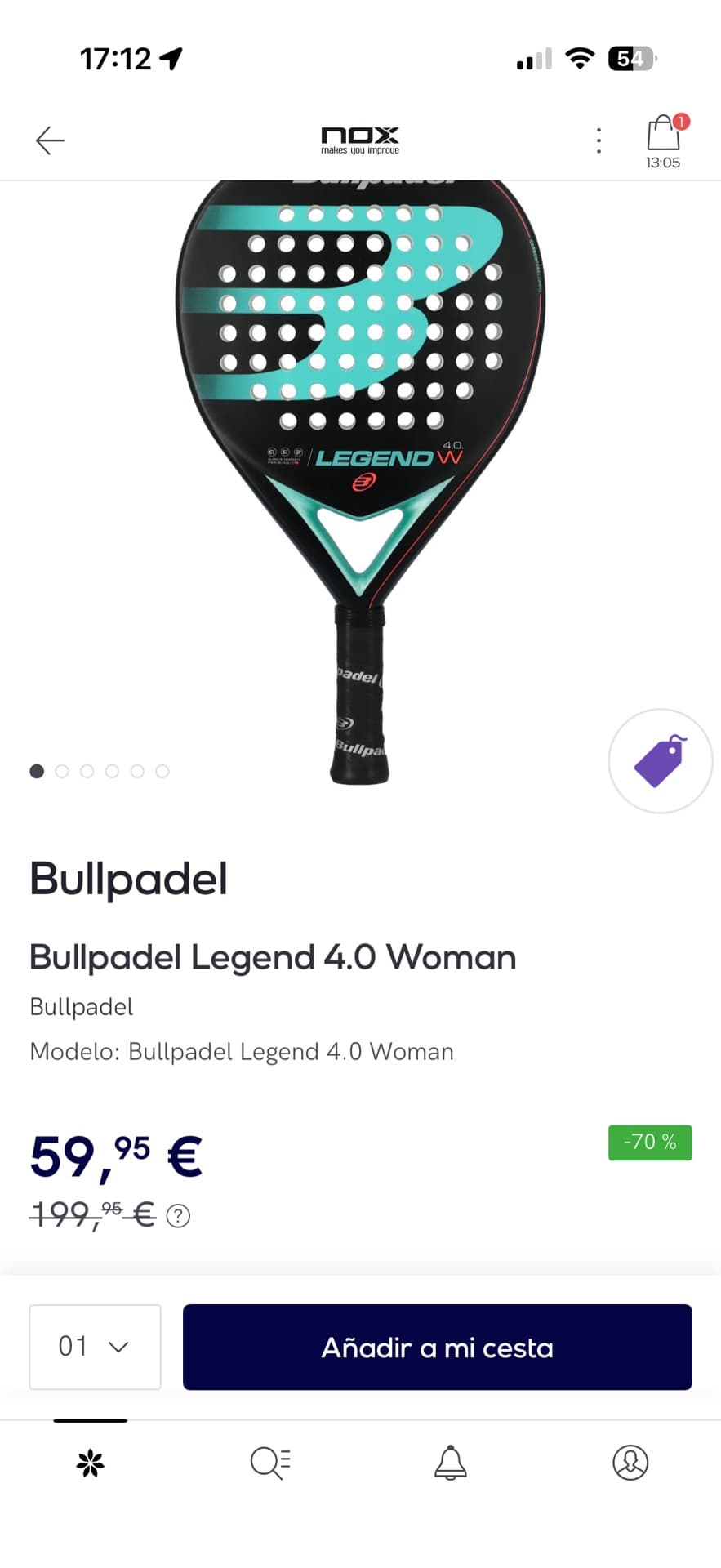 Bullpadel Legend 4.0 Woman