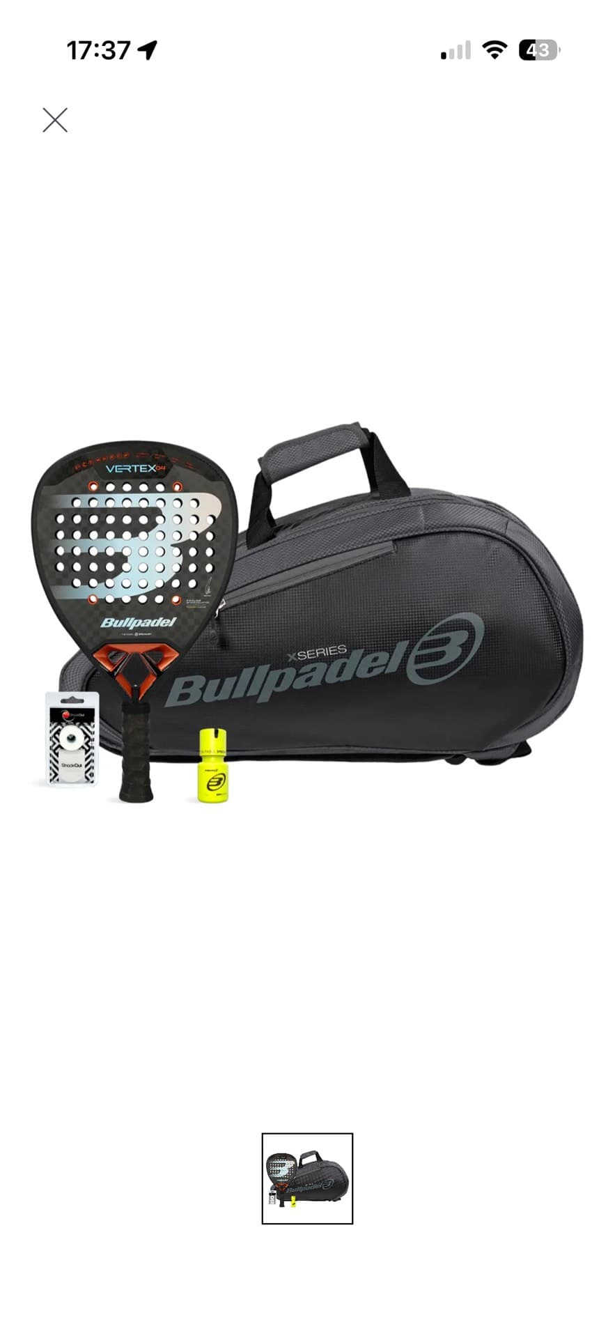 Bullpadel Vertex Padel Racket Set