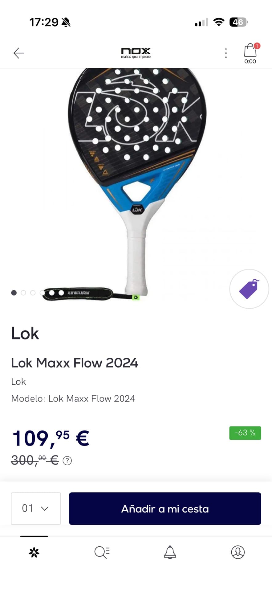 NOX Lok Maxx Flow 2024 Paddle