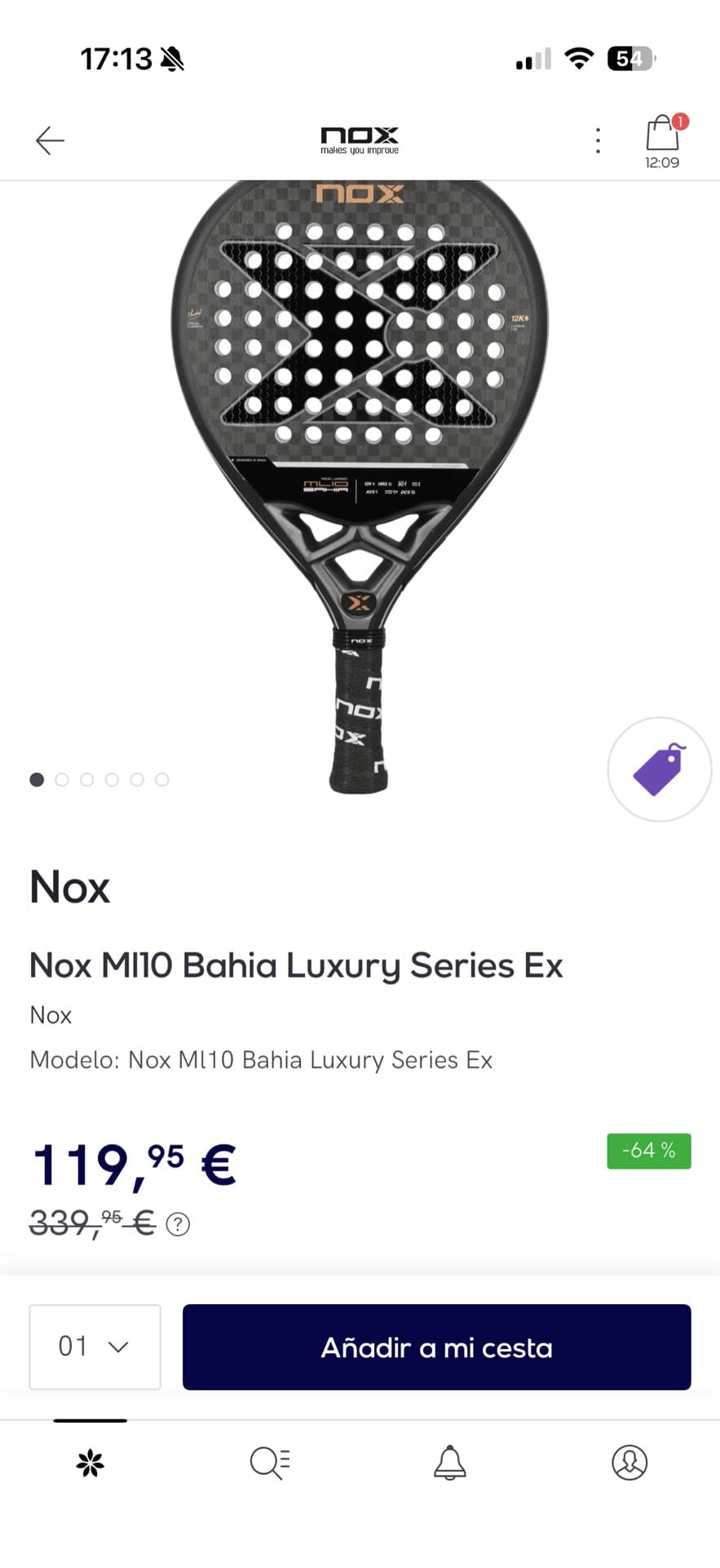 Nox MI10 Bahia Paddle