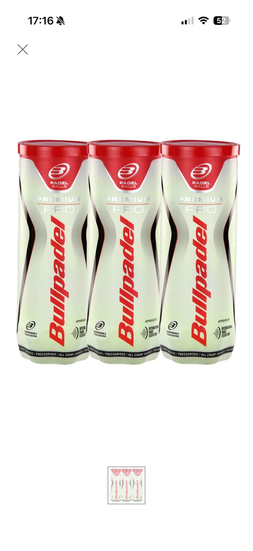 Bullpadel Premium Padel Balls