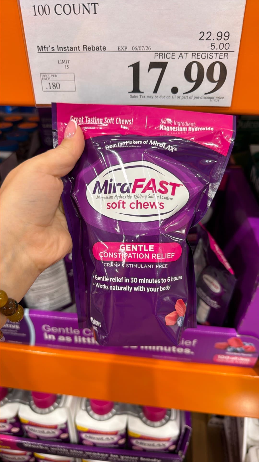 Мягкие жевательные конфеты MiraFAST