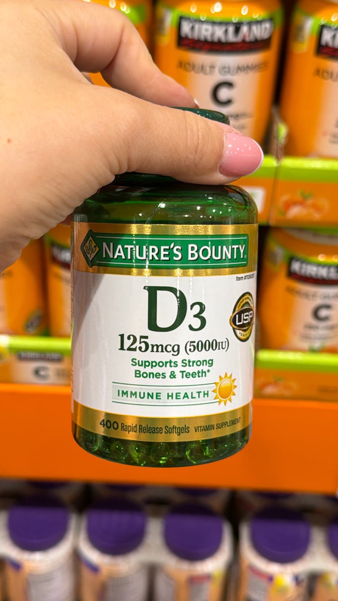 Nature's Bounty D3 Supplement