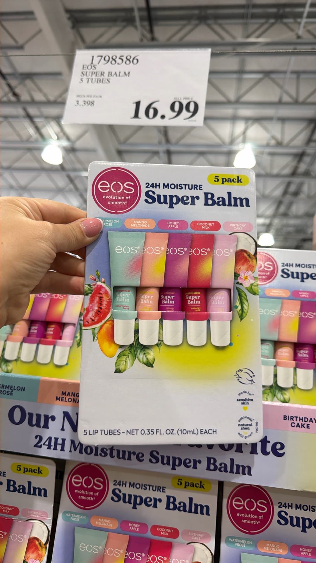 Набор бальзамов EOS Super Balm на 5 штук