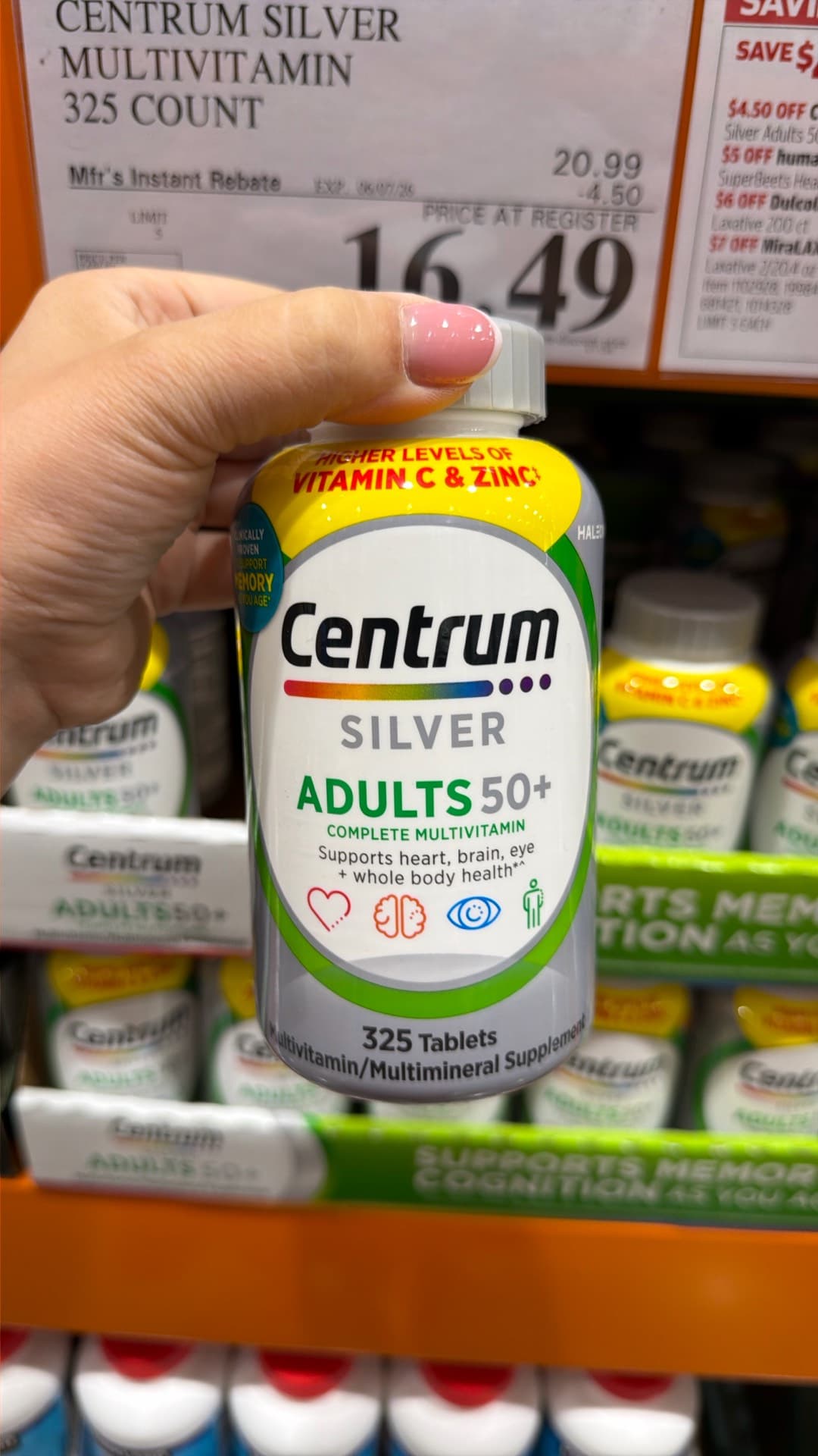 Centrum Silver Multivitamin for Adults 50+