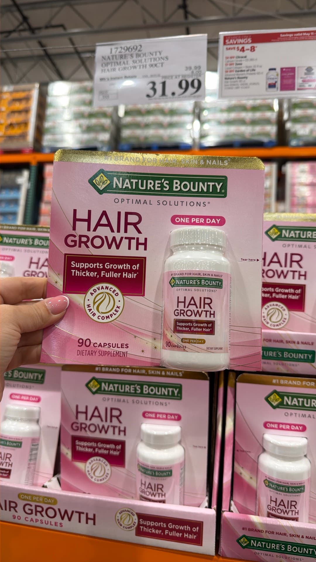 Nature's Bounty Hair Growth Supplements