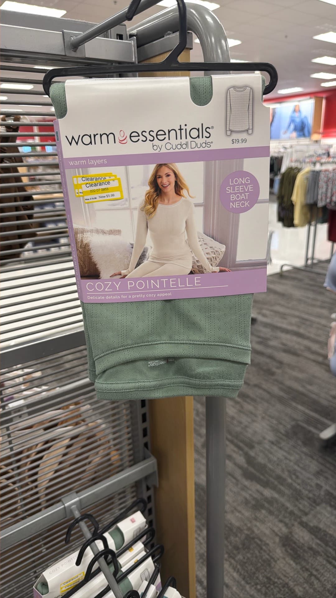 Cozy Pointelle Long Sleeve Top