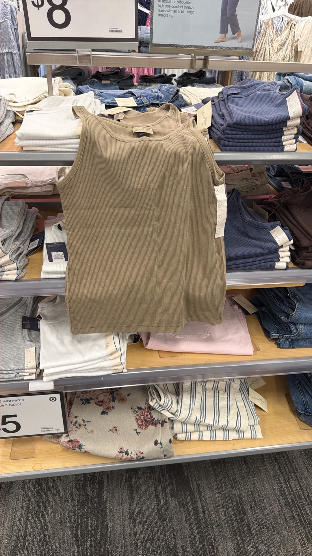 Trendy Ribbed Tank Top