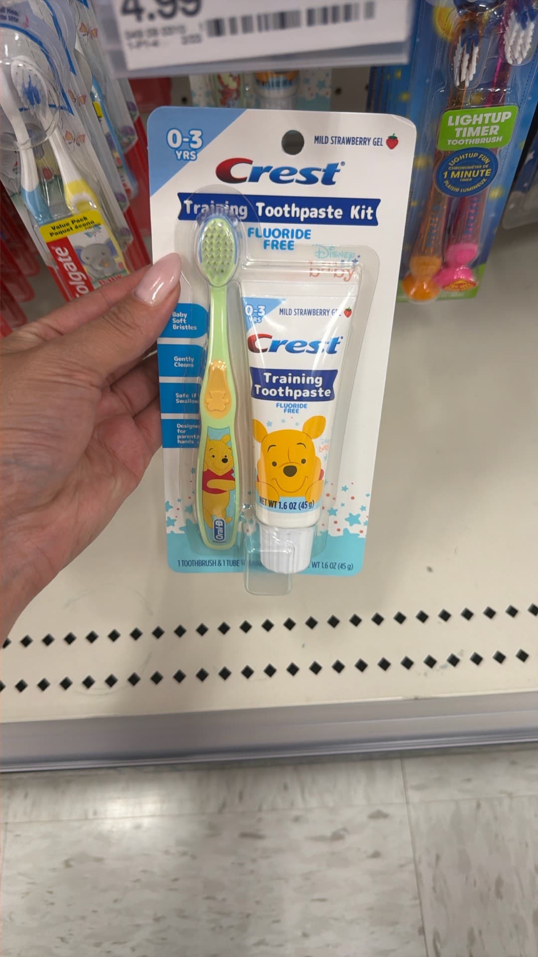 Crest Training Toothpaste Kit