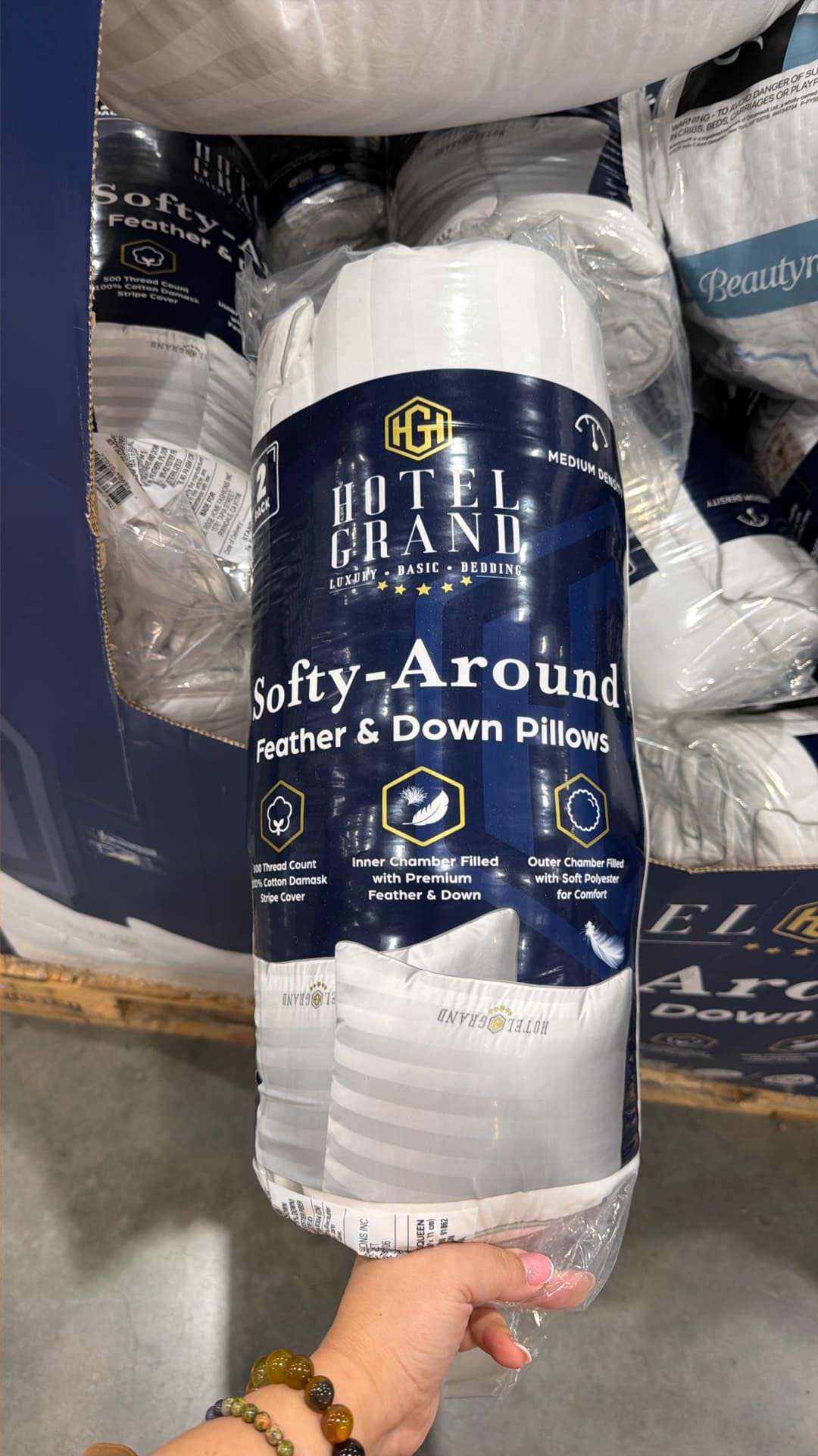 Softy-Around Feather & Down Pillows