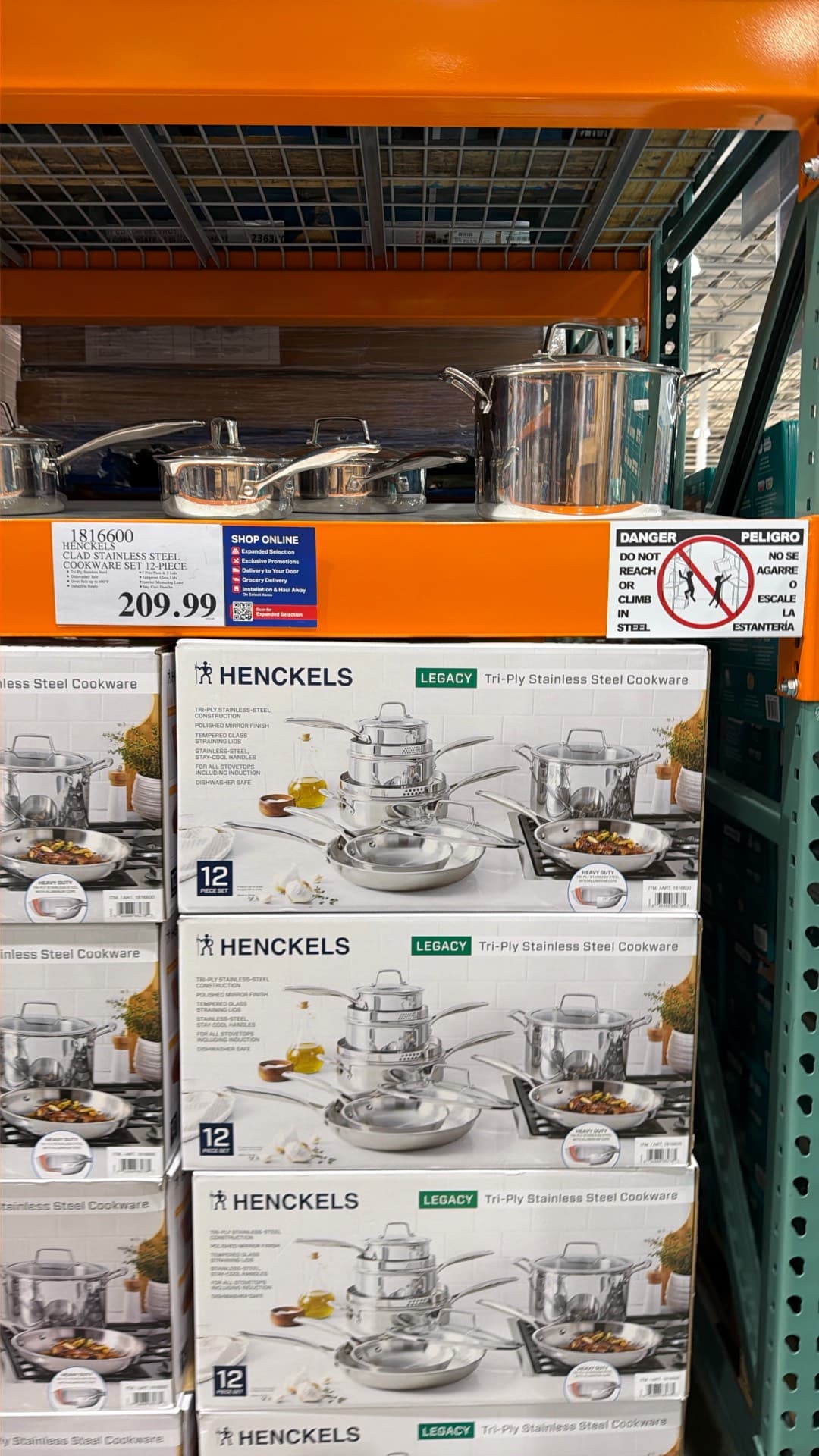 Henckels Tri-Ply Cookware Set