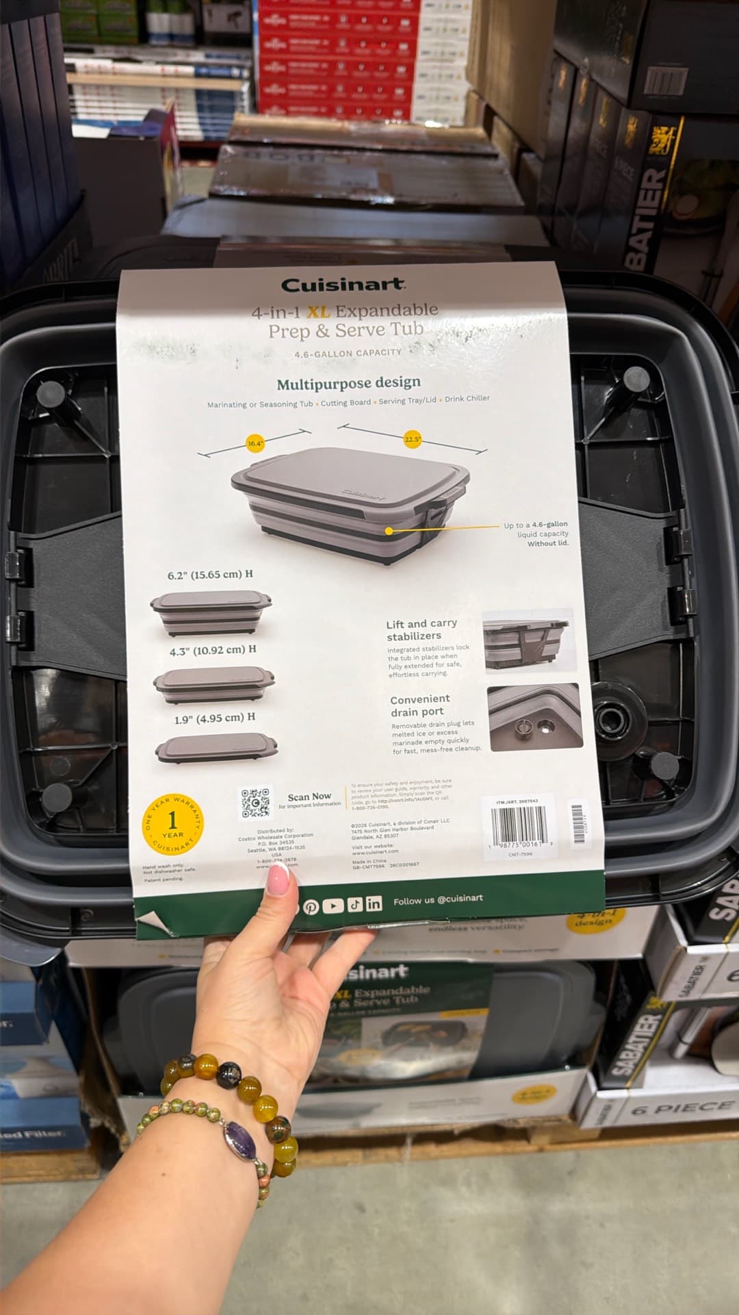 Cuisinart Expandable Prep & Serve Tub